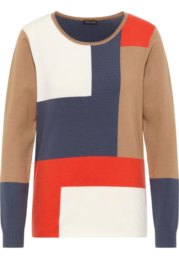 Barbara Lebek Geometric Print Top|Lebek|Irish Handcrafts 1