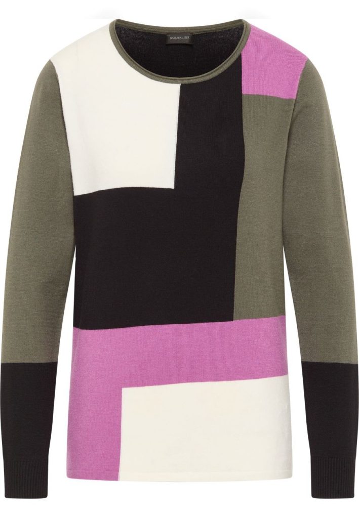 Barbara Lebek Geometric Print Top |Lebek|Irish Handcrafts 1
