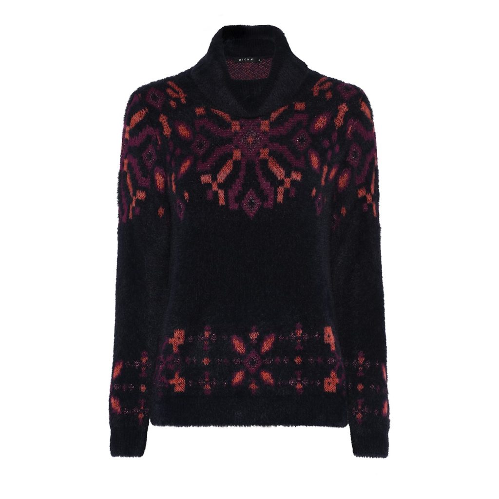 Micha Alternative Print Pull Over Jumper|Micha |Irish Handcrafts 1