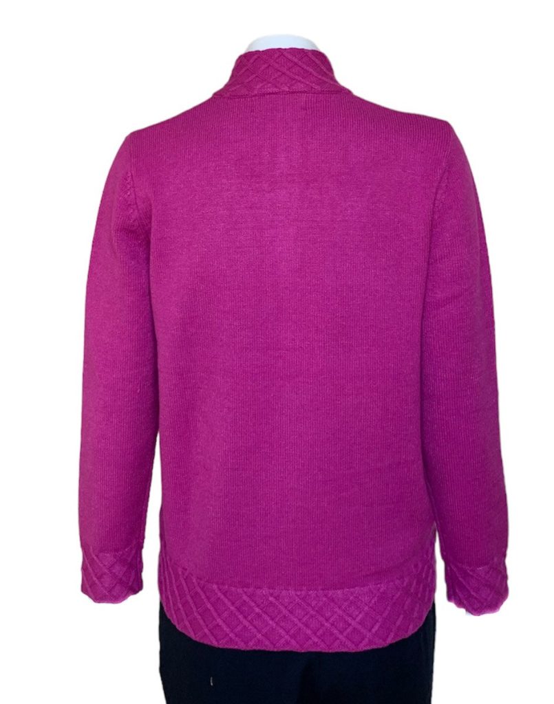 Castle Knitwear High Neck Jacquard Jacket|Castle of Ireland|Irish Handcrafts 2