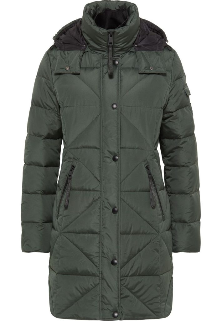 Barbara Lebek Quilted Coat with Fur Hood|Barbara Lebek| Irish Handcrafts 1