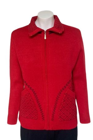 Castle Knitwear Zip Up Jacket|Castle of Ireland|Irish Handcrafts 1