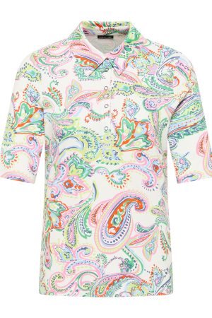 Barbara Lebek Paisley Polo Shirt