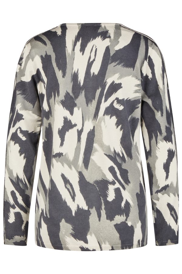 Barbara Lebek Round Neck Print Sweater