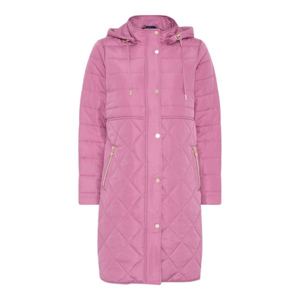 Micha Quilted Coat With Hood