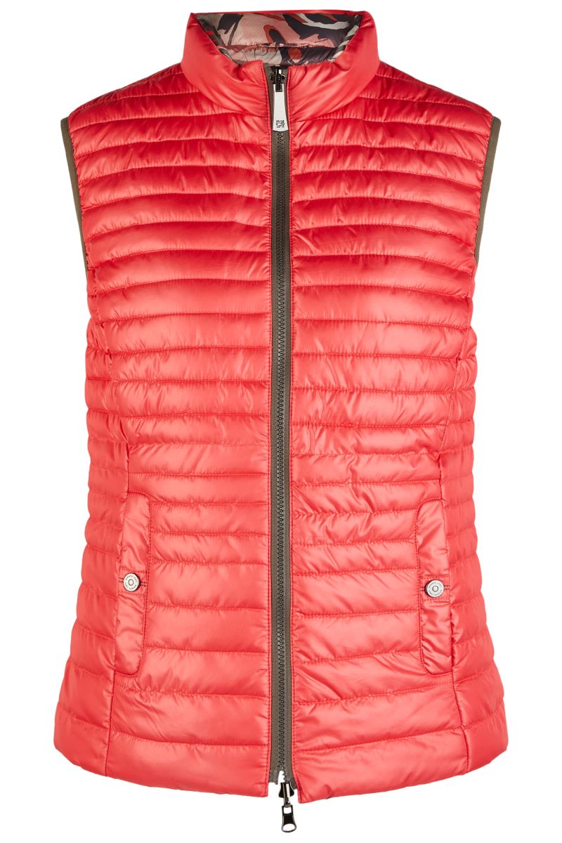 Barbara Lebek Reversible Patterned Gilet Irish Handcrafts