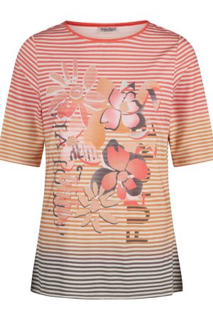 Barbara Lebek Round Neck Print Tshirt