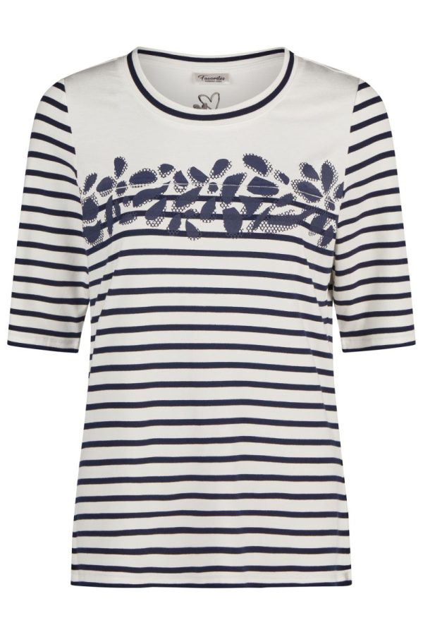 Barbara Lebek Round Neck Print Top