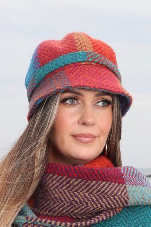 Branigan Weavers Wool County Hat Donegal Red