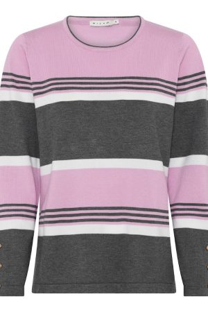 Micha Striped Two Tone Top