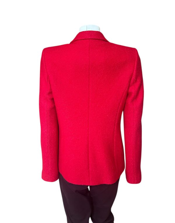 Christina Felix Wool & Cashmere Jacket in Red