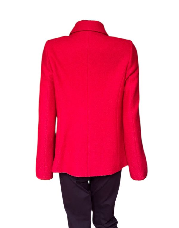 Christina Felix Wool & Cashmere Jacket in Red