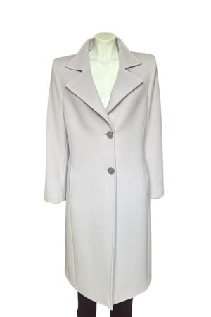 Christina Felix Wool & Cashmere Coat in Pearl