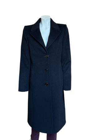 Christina Felix Wool & Cashmere Coat in Black