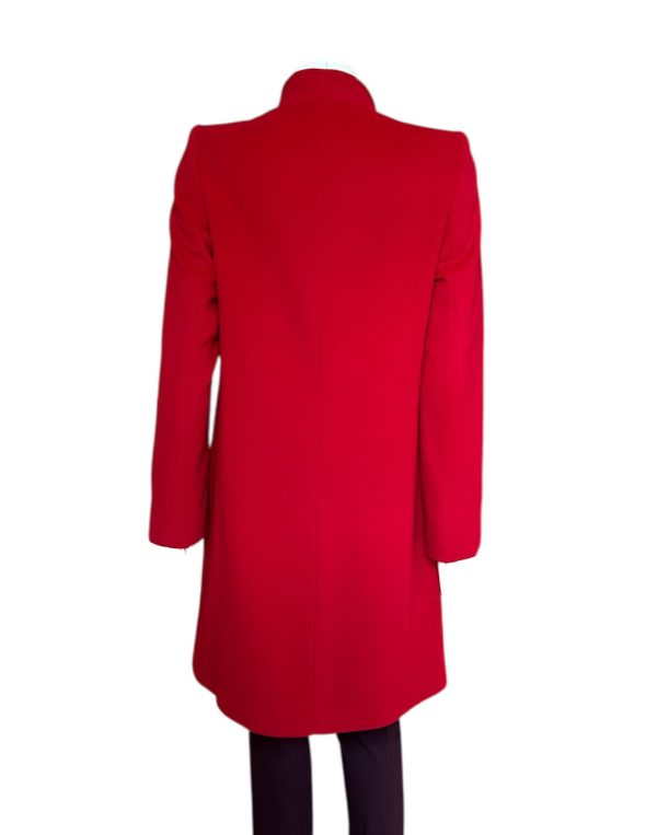 Christina Felix Wool & Cashmere Coat in Red