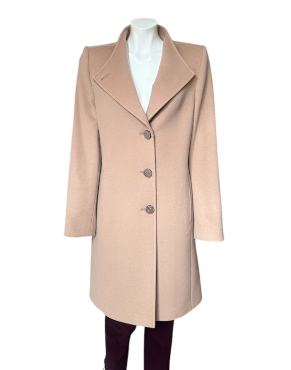Christina Felix Wool & Cashmere Coat in Camel