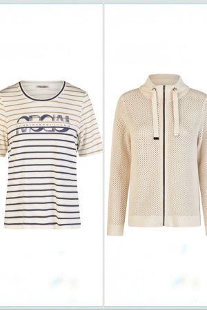 Barbara Lebek Tshirt And Cardigan combo