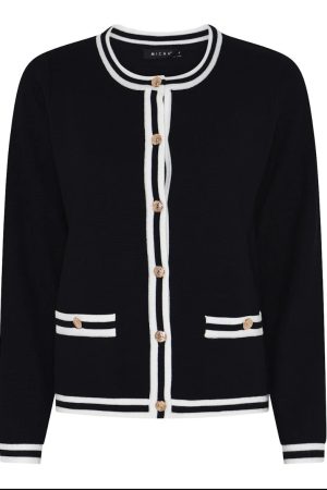 Micha Button Up Tone Cardigan