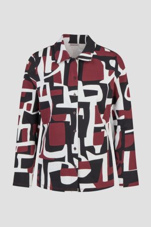 Barbara Lebek Abstract Print Long Sleeve Top