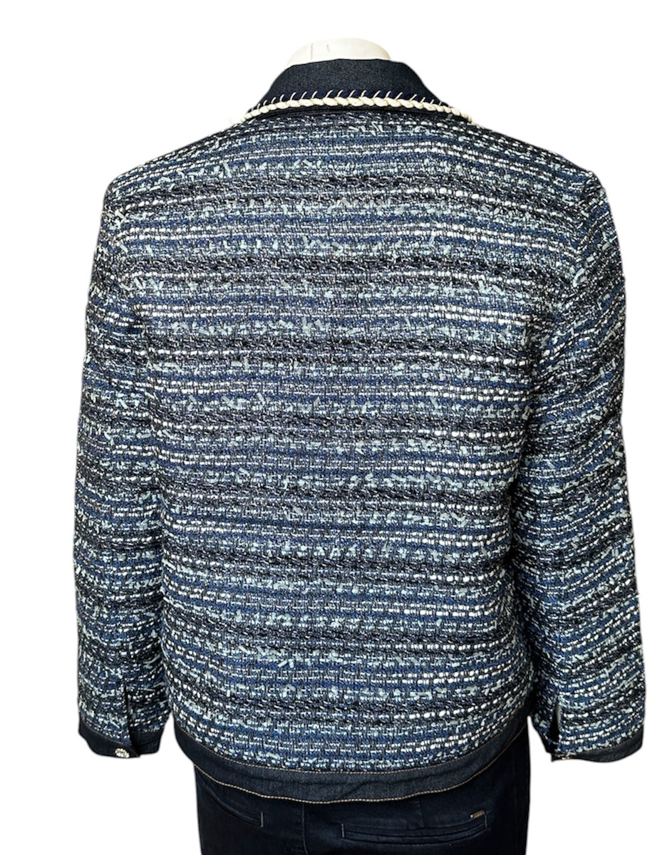 Castle Button Up Two Tone Cardigan