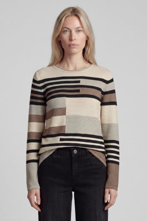 Rabe Geo Stripe & Block Print Pullover 57-123622