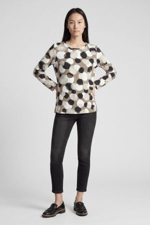 Rabe Round Neck Long Sleeve Top